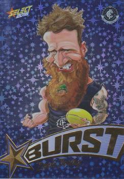 2016 Select Footy Stars - Starburst Caricatures Blue #SP12 Zac Tuohy Front